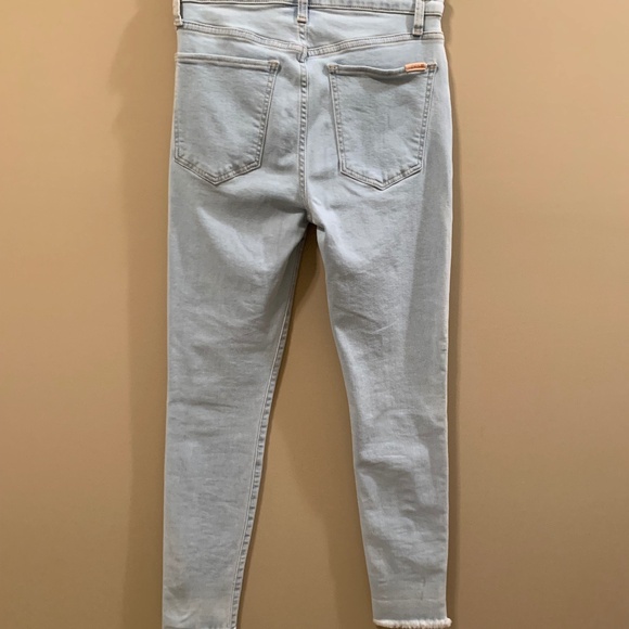 JOE'S FLAWLESS THE CHARLIE HIGH RISE SKINNY ANKLE JEANS - LIGHT BLUE - SIZE 26 - Picture 8 of 14